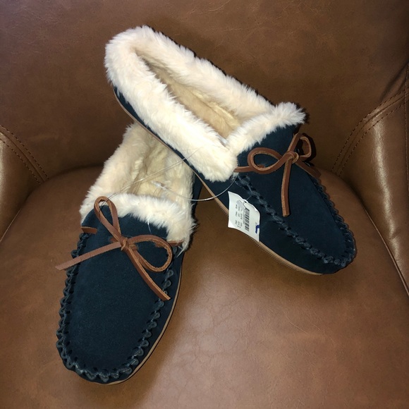 j crew moccasin slippers